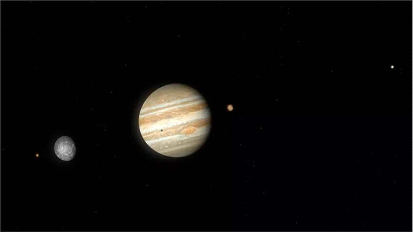 在木星四颗最大的卫星上探测到新的极光