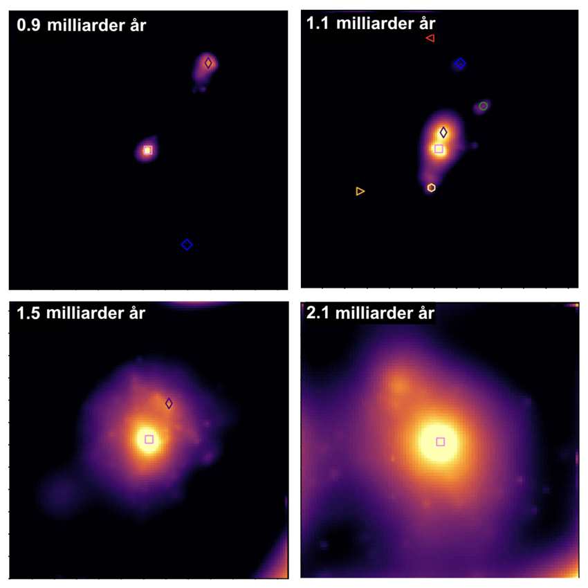 CGG-z5：詹姆斯·韦伯太空望远镜捕捉到早期星系的形成