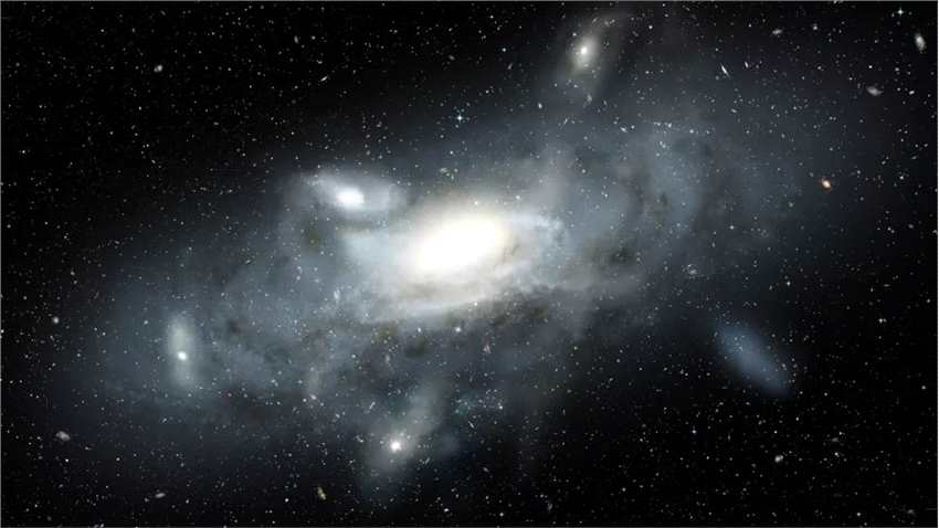 詹姆斯·韦伯太空望远镜捕捉到遥远的年轻星系正在吞噬它的邻居