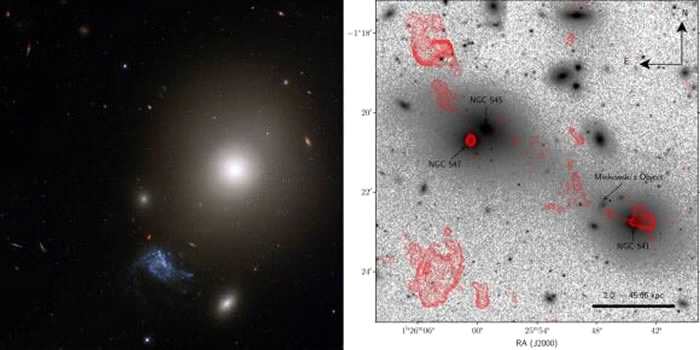 天文学家发现一个流氓超大质量黑洞在太空中疾驰，在其身后留下恒星的形成