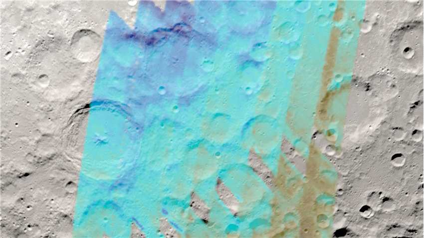 第一张月球水地图可能有助于阿尔忒弥斯宇航员在月球南极生活