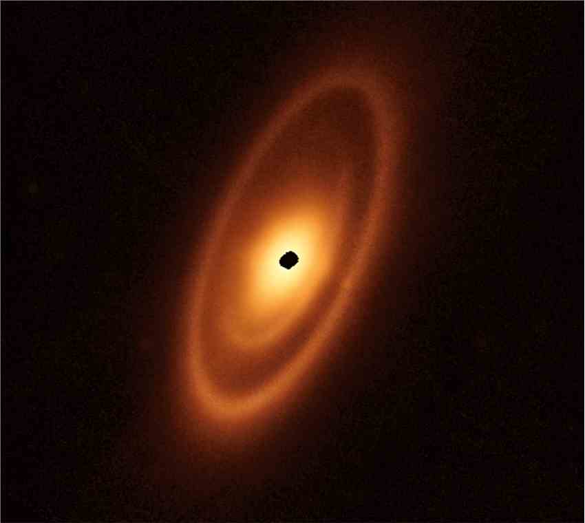 韦伯太空望远镜揭示南鱼座恒星北落师门前所未见的内层盘