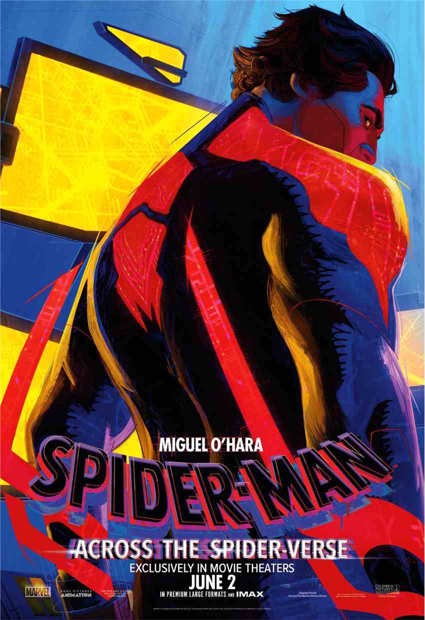 《蜘蛛侠：纵横宇宙》发布多款角色海报