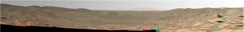 美国宇航局毅力号火星车捕捉到火星贝尔瓦陨石坑的景色