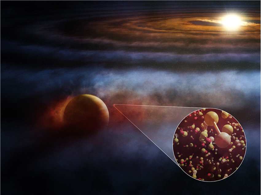 ALMA的一项惊人化学发现可能有助于探测和确认原行星