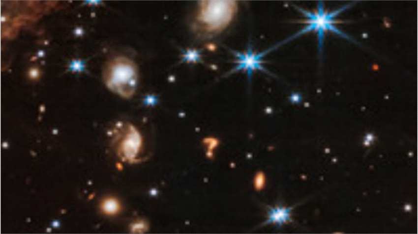 詹姆斯·韦伯太空望远镜在深空探测到巨大的宇宙问号