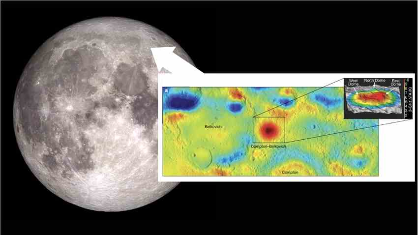 月球远侧的巨大花岗岩“身体”提供了古代月球火山的线索