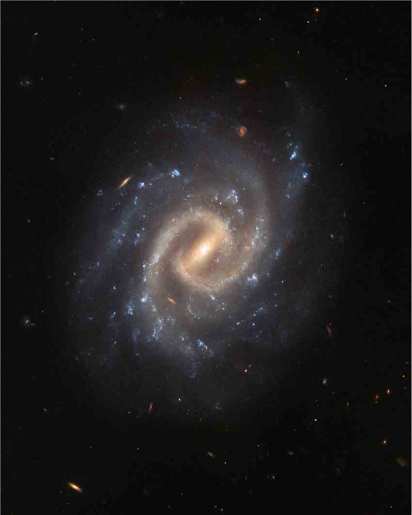 哈勃太空望远镜拍摄的双鱼座螺旋星系UGC 12295