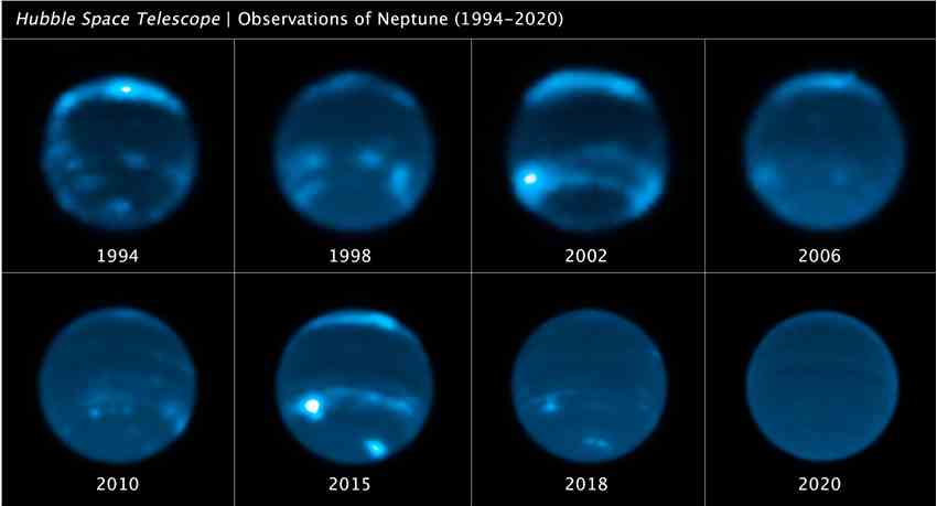海王星消失的云层与太阳周期有关