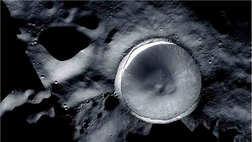 令人难以置信的新月球图像显示阿尔特弥斯3号在月球南极附近的着陆点