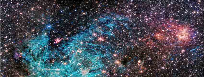 詹姆斯·韦伯太空望远镜上的NIRCam揭示了银河系中心的新特征