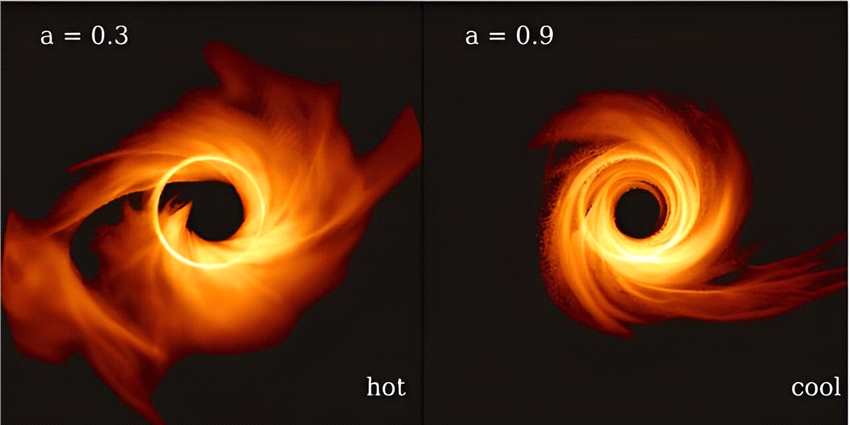 用偏振无线电眼镜揭示黑洞自旋