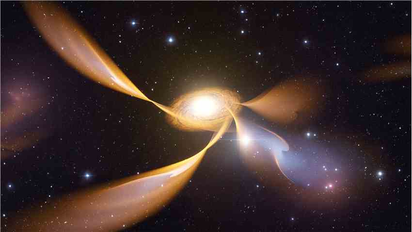 荷兰天文学家证明黑洞气体反馈回路的最后一部分