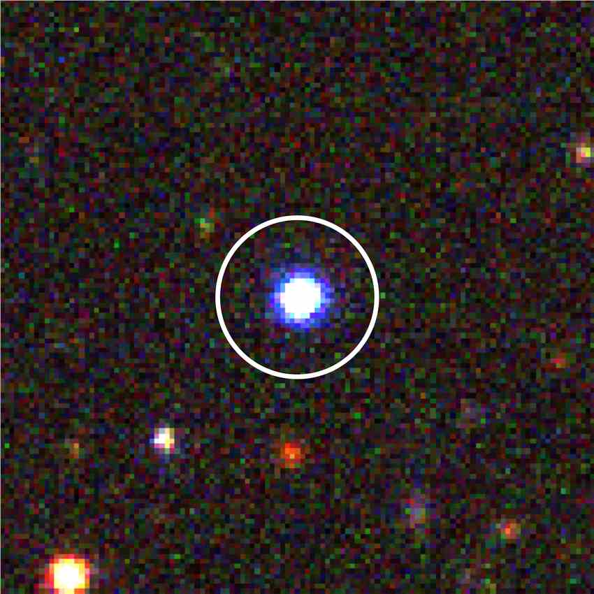 新的红色星系原来是已知的蓝色星系