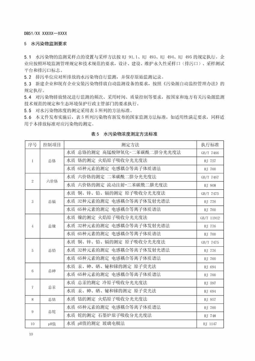 四川省有色金屬冶煉工業(yè)水污染物排放標(biāo)準(zhǔn)（征求意見稿）