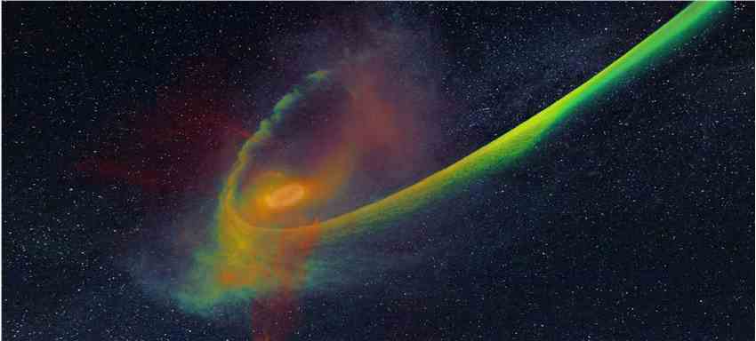 超大质量黑洞和潮汐破裂事件中强光的起源被揭示