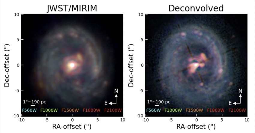 研究人员通过JWST图像技术揭示了NGC 5728星系的微弱特征