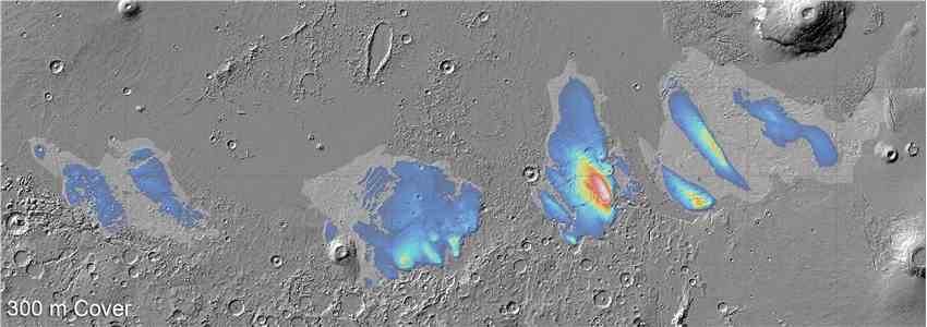 火星快车在梅杜赛福萨地层发现大量水沉积的证据