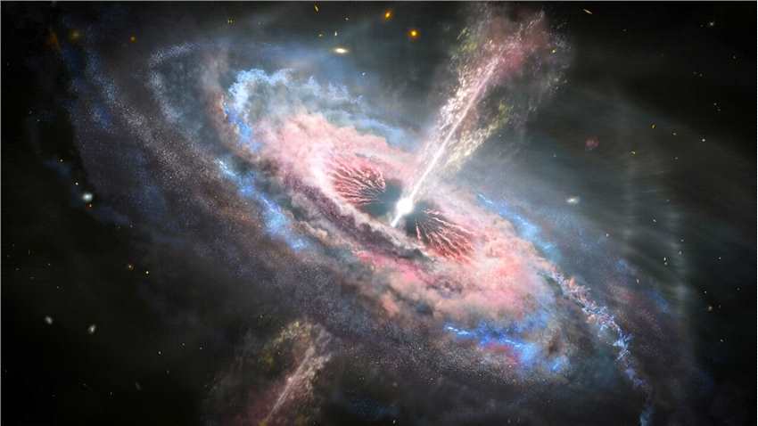 即使是早期的星系也与它们的超大质量黑洞携手成长