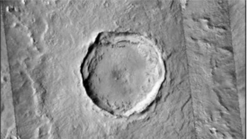 科学家发现，230万年前一个巨大物体在火星上留下了20亿个陨石坑
