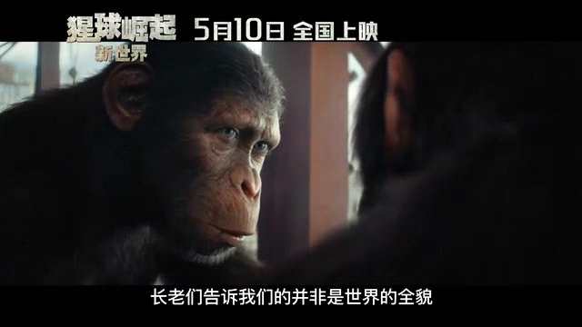 《猩球崛起：新世界》定档海报及预告 5月10日上映