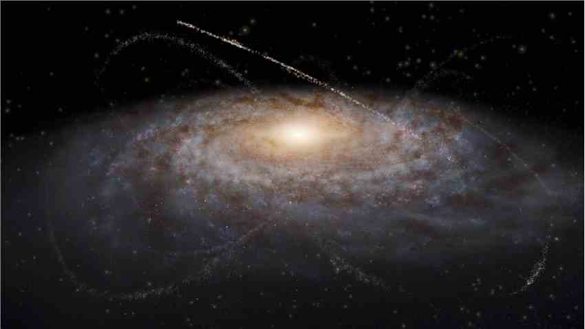 神秘的暗物质可能会在银河系的“珍珠串”