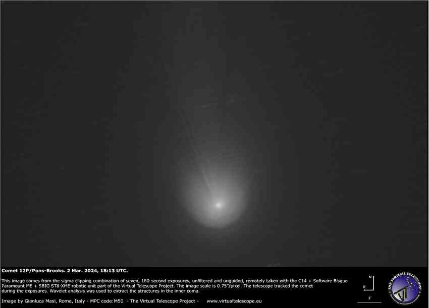 如何看到本周最亮的“角”彗星12P/Pons Brooks