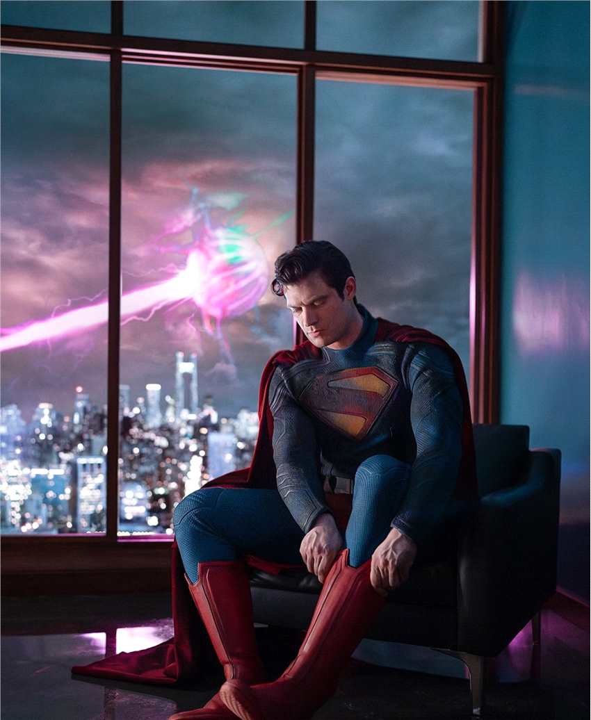 新一代《超人》首张完整定妆照 大卫·科伦斯韦化身新钢铁之躯