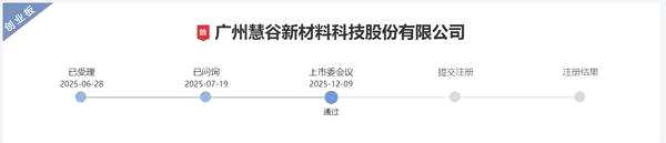 慧谷新材創(chuàng)業(yè)板IPO通過深交所上市委審核