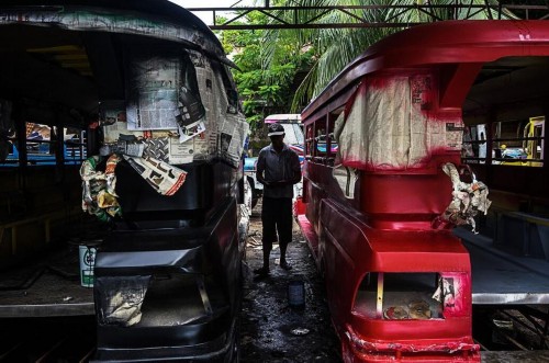 菲律賓街頭的出租車：舊吉普成了藝術(shù) 