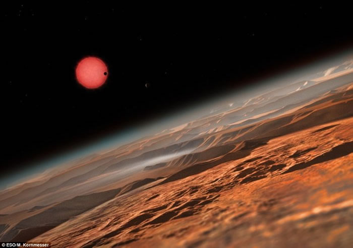 发现或有生命的新太阳系：水瓶座矮恒星TRAPPIST-1周围发现7颗可能有液态水的行星