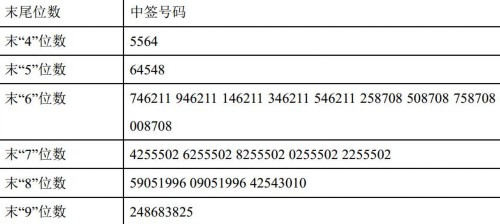 金溢科技与伟隆股份网上申购中签结果出炉 