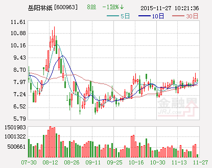 岳阳林纸：拟出资1000万元设立全资孙公司