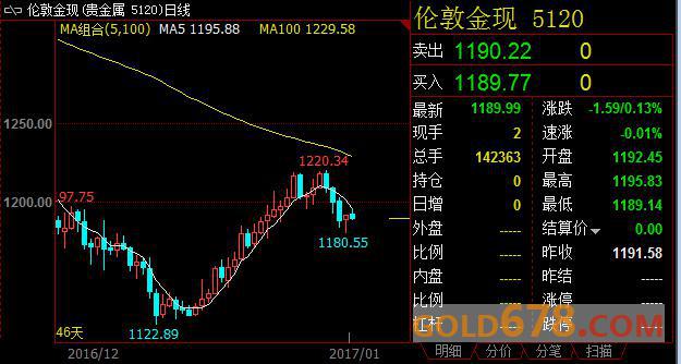 特朗普排外法令引发大规模抗议，金价一度小幅爬升0.3%