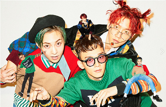 EXO首支分队EXO-CBX虾米音乐独家发售首张迷你辑《Hey Mama！》