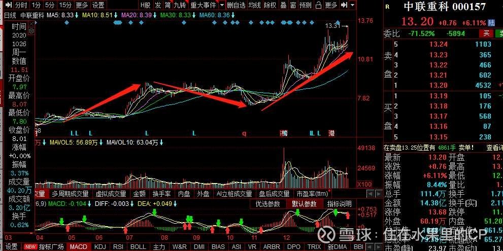 说一下关于中联重科这只股票,这只股我从去年5月8号