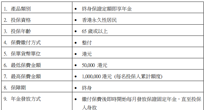 香港按揭證券公司4月10日公布，董事局已原則上批準(zhǔn)推出一項終身年金計劃，內(nèi)部回報率估計為3-4%。