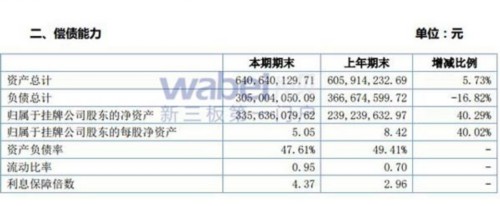 鴻翔股份2015年年報(bào)數(shù)據(jù)(wabei.cn配圖) 