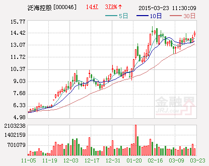 泛海控股：拟对武汉公司增资34亿元