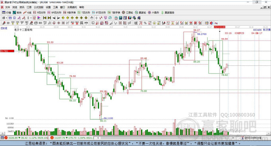 603486科沃斯贏家十二宮工具
