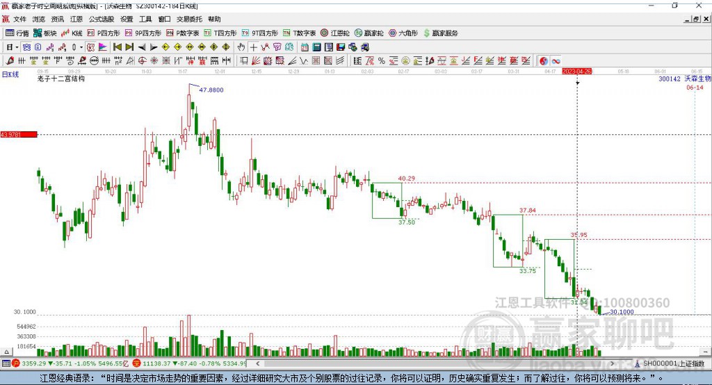 300142沃森生物贏家十二宮工具