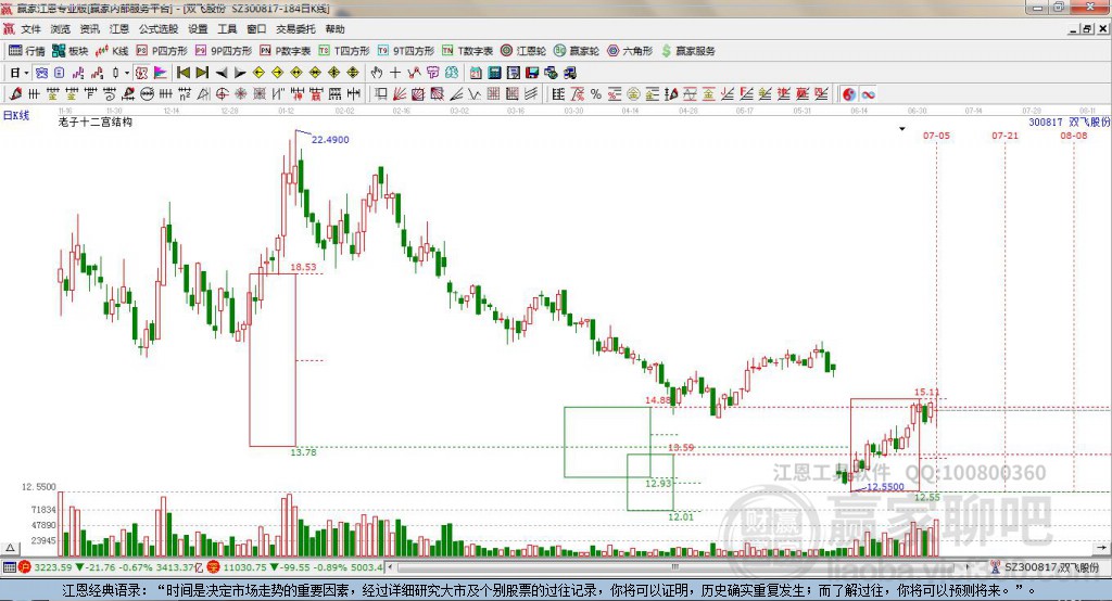 300817雙飛股份贏家十二宮工具