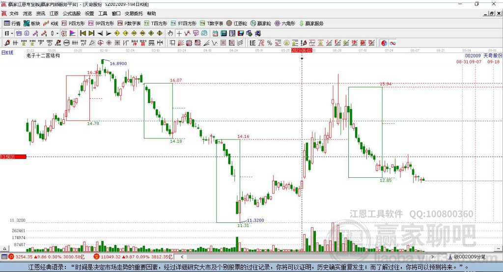 002009天奇股份贏家十二宮工具