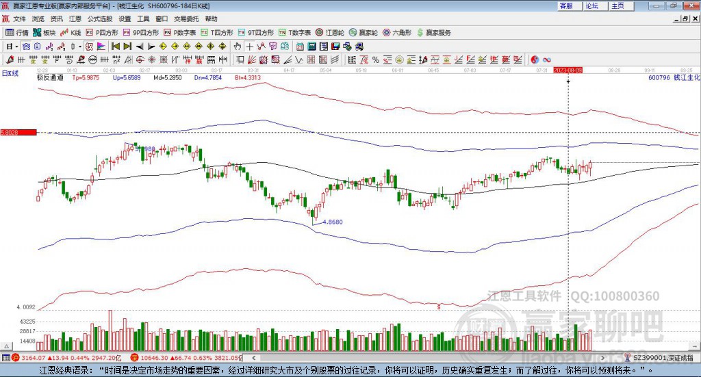 600796錢江生化贏家極反通道工具