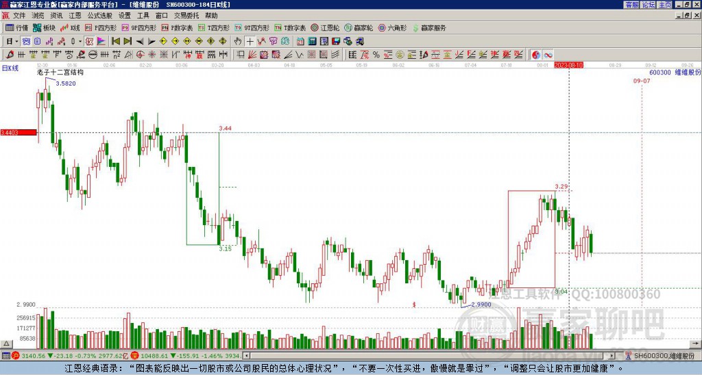 600300維維股份贏家十二宮工具