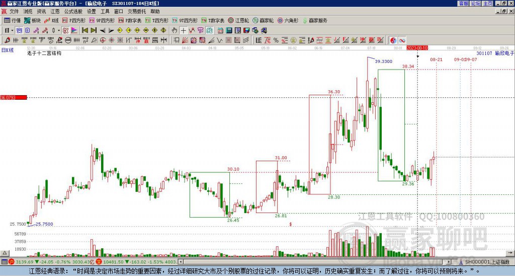301107瑜欣電子贏家十二宮工具