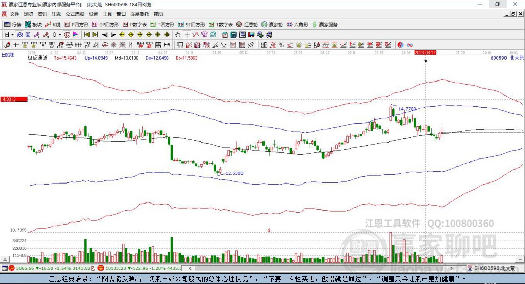 600598北大荒贏家極反通道工具