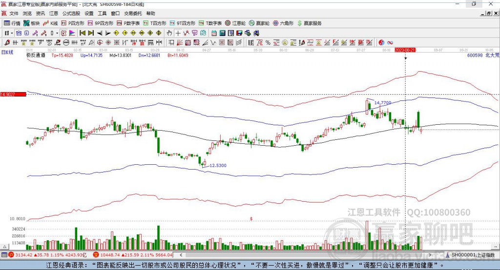 600598北大荒贏家極反通道工具