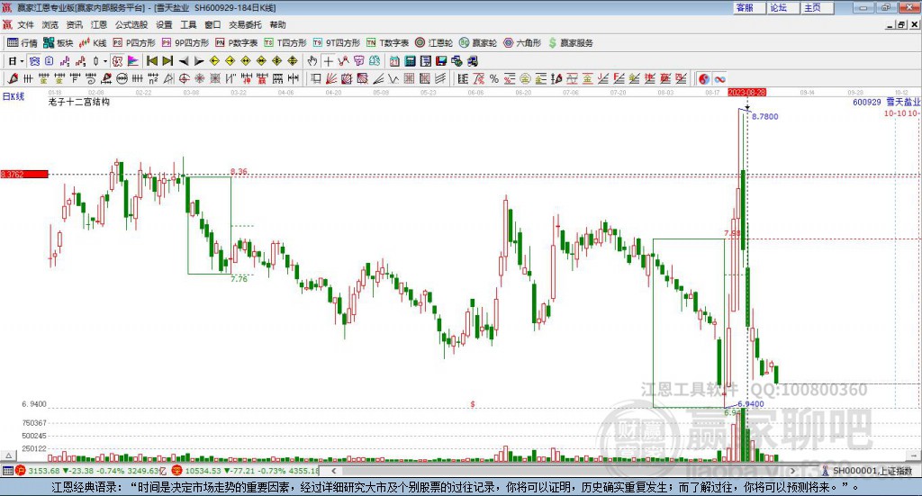 600929雪天鹽業(yè)贏家十二宮工具