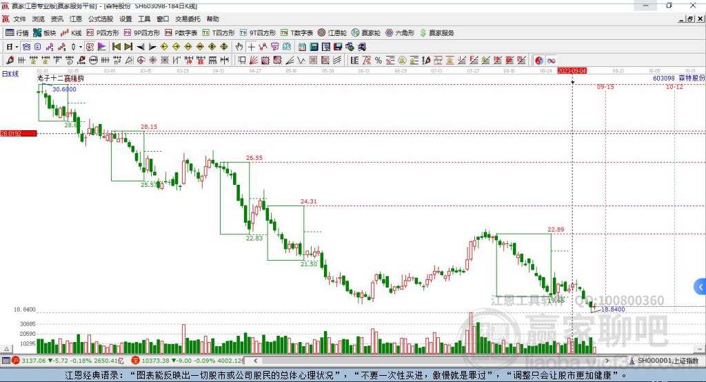 603098森特股份贏家十二宮工具